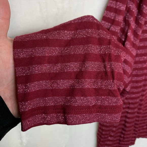 Talbot Shimmer Striped Long Sleeve Top - Picture 5 of 7